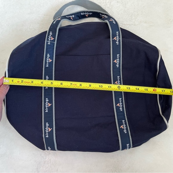 BIRDDOGS  Duffle Gym Bag Canvas Navy Blue Birddogs Logo Trendy Stylish - Picture 5 of 8